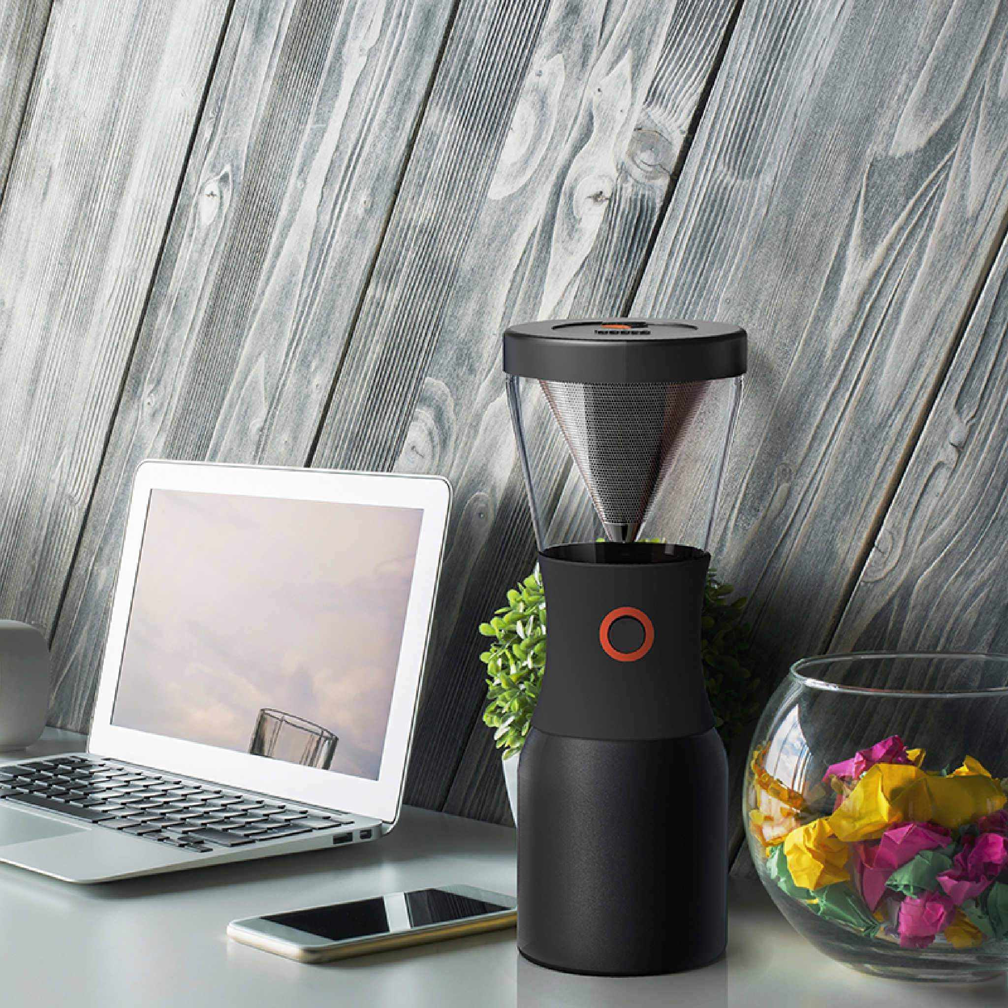 Portable Cold Brew Coffee Maker 34 oz Asobu Black - Image 6
