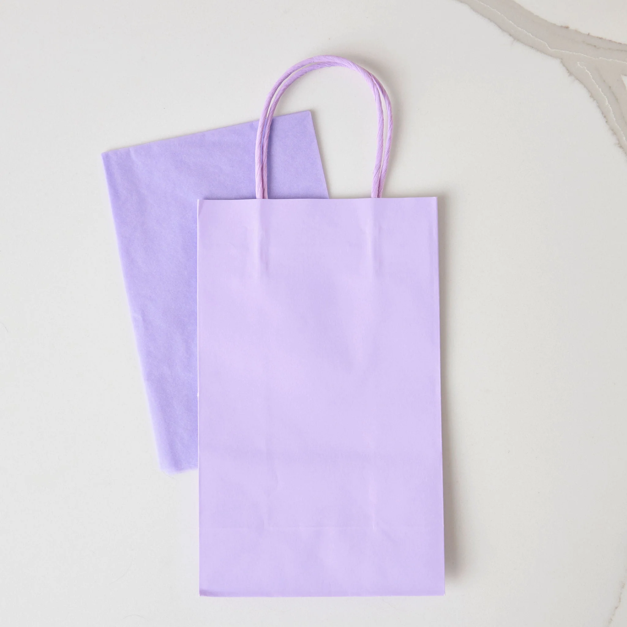 Purple Gift Bag with Handle - Image 4
